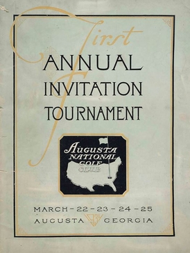 First Masters Tournament Held at Augusta National Golf Club March 22, 1934