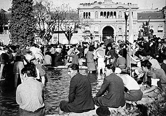 Buenos Aires Demonstration Demands Juan Perón’s Release, October 17, 1945