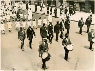 Silent Parade Anti-Lynching Protest in New York City, July 28, 1917