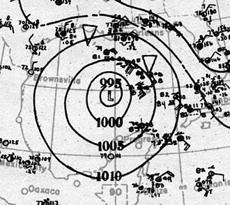 Louisiana Hurricane Dissipates Over Kansas, Causes Evacuations and Damage September 23, 1920