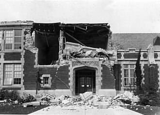 Long Beach Earthquake Hits Greater Los Angeles, 108 Dead, March 10, 1933