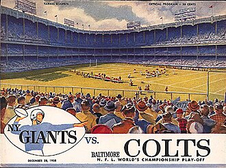 Greatest Game Ever Played: Colts Defeat Giants in NFL Championship, December 28, 1958
