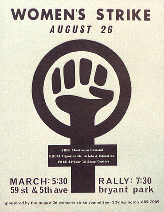 Women’s Strike for Equality Marks 50th Anniversary of Women’s Suffrage, August 26, 1970
