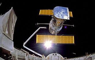 STS-31 Hubble Space Telescope Launched from Discovery, April 24, 1990