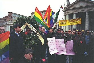 Alfredo Ormando Self-Immolation Protest Against Homophobia, January 13, 1998