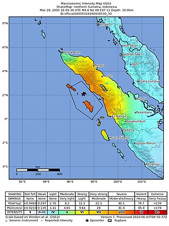 Northern Sumatra Earthquake Kills Over 1000, Magnitude 8.6 – March 28, 2005