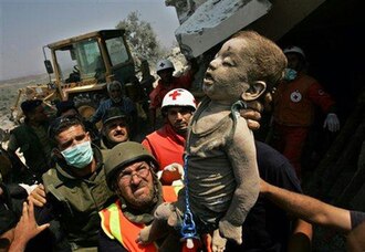 Israeli Airstrike Kills 28 Lebanese Civilians, 16 Children, July 30, 2006