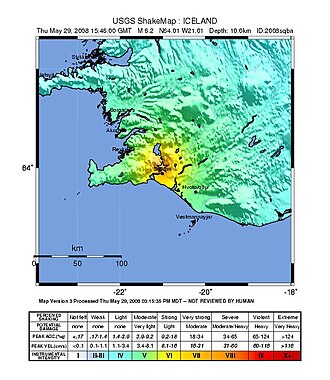 Iceland Doublet Earthquake Near Selfoss Injures 30, May 29, 2008