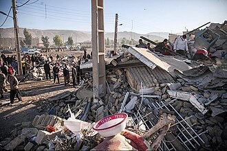 Kermanshah Earthquake Kills 410, Injures 7,000 on November 12, 2017