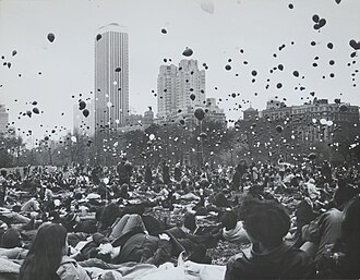 10,000 Gather at Central Park Be-In, New York City, March 26, 1967