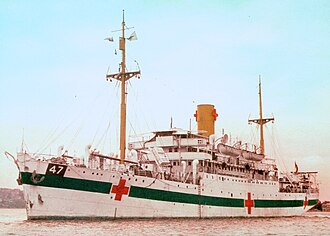 Japanese Submarine Sinks AHS Centaur off Queensland, May 14, 1943