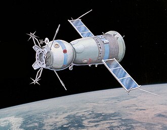 Soyuz 13 Launches from Baikonur with Lebedev and Klimuk, December 18, 1973