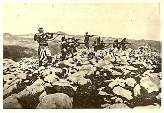 Dedë Gjon Luli Raises Albanian Flag in Tuzi, Montenegro – April 6, 1911