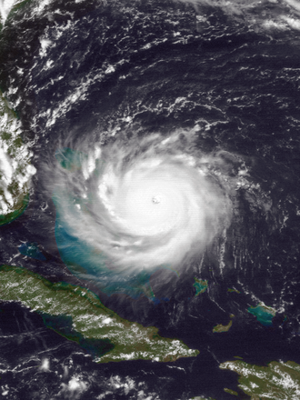 Hurricane Andrew Strikes Homestead, Florida as Category 5, August 24, 1992