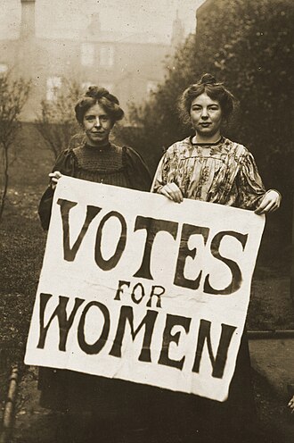 Women’s Social and Political Union Founded for British Women’s Suffrage – October 10, 1903