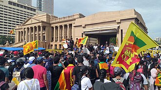 Sri Lankan Protests Begin Amid Economic Collapse, March 15, 2022