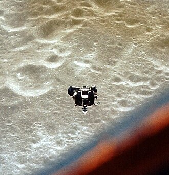 Apollo 10 Lunar Module Flies Within 8.4 Nautical Miles of Moon, May 22, 1969
