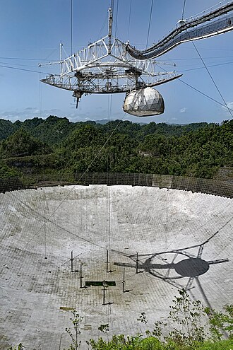 Arecibo Observatory Opens Largest Radio Telescope November 1, 1963