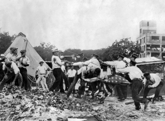 Bonus Army Veterans Gather at U.S. Capitol June 17, 1932