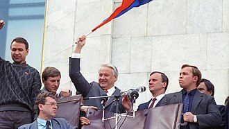 Coup Attempt Against Mikhail Gorbachev Collapses August 21, 1991