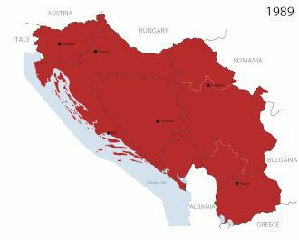 Yugoslavia Breakup Begins as Slovenia and Croatia Declare Independence, June 25, 1991