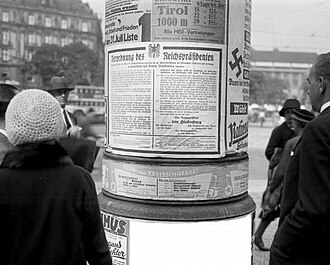 Preußenschlag: Hindenburg Puts Prussia Under National Government Rule, July 20, 1932