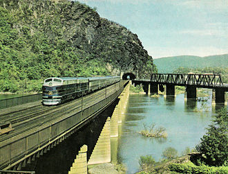 Baltimore and Ohio Royal Blue Final Run to New York, April 26, 1958