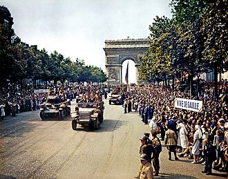 Allied Troops Begin Attack on Paris, August 24, 1944