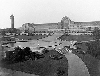 Crystal Palace Destroyed by Fire in London, November 30, 1936