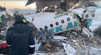 Bek Air Flight 2100 Crashes During Takeoff in Almaty, Kazakhstan, December 27, 2019
