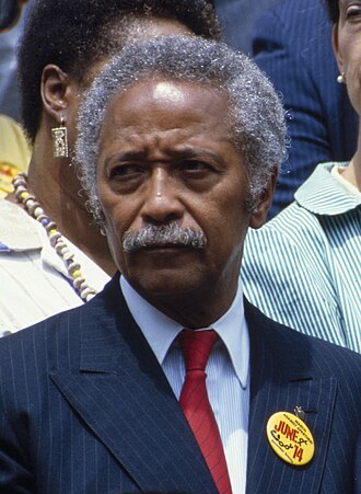David Dinkins Sworn In as New York City’s First Black Mayor, January 1, 1990