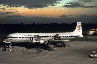Caledonian Airways DC-7 Crash in Cameroon Kills 111 March 4, 1962