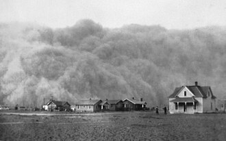 Black Sunday Dust Storm Devastates Oklahoma and Texas Panhandles, April 14, 1935