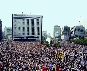 South Korea June Democratic Struggle Begins June 10, 1987