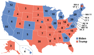 2020 U.S. Presidential Election: Biden vs. Trump, November 3, 2020