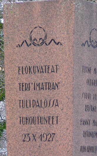 Imatra Cinema Fire in Tampere Kills 21, Injures 30 – October 23, 1927