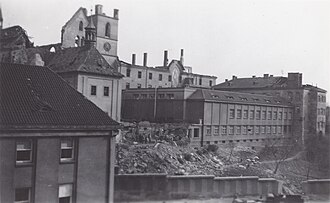 World War II Prague Mistaken Bombing by US B-17s, February 14, 1945