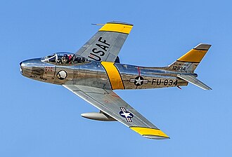 F-86 Sabre First Mission Over Korea, December 17, 1950
