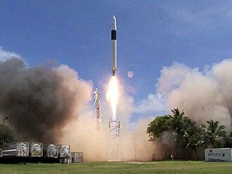 Falcon 1 First Private Liquid-Fuel Rocket to Orbit Payload, September 28, 2008
