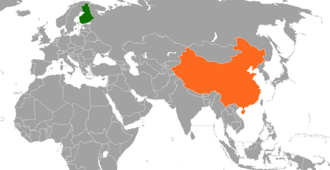 Finland Establishes Diplomatic Relations with China, January 13, 1950