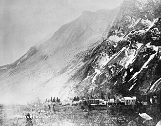 Frank Landslide Kills 70 in Alberta, Canada, April 29, 1903