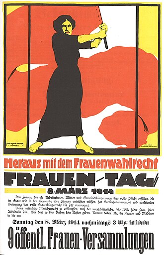 International Women’s Day Protests in Petrograd Begin February Revolution, March 8, 1917