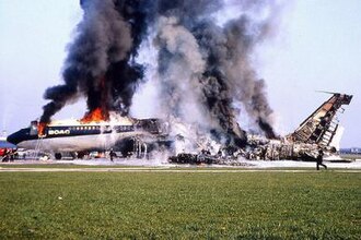 BOAC Flight 712 Fire, Barbara Jane Harrison George Cross, April 8, 1968