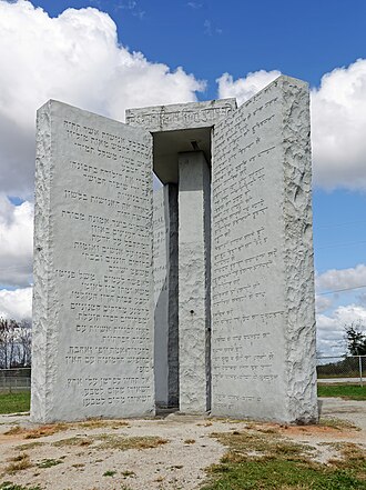 Georgia Guidestones Bombed and Dismantled July 6, 2022