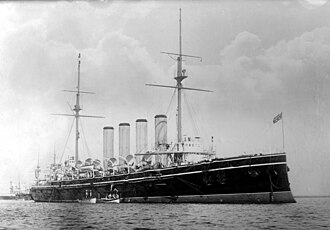HMS Niobe Arrives in Halifax Harbour, First Royal Canadian Navy Ship, October 21, 1910