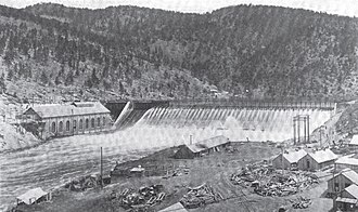 Hauser Dam Fails on Missouri River, Montana, April 14, 1908