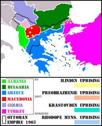 Ilinden–Preobrazhenie Uprising Begins Against Ottoman Empire, August 2, 1903