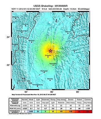 Strong 6.8 Earthquake Hits Northern Burma, Kills 26, November 11, 2012