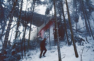 Invicta Flight 435 Crashes in Basel Snowstorm, 108 Killed, April 10, 1973