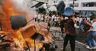 Jakarta Race Riots Target Chinese-Owned Shops and Women, May 13, 1998
